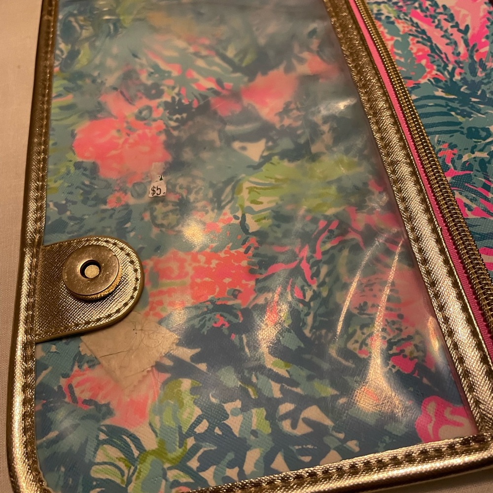 Lilly Pulitzer Colorful Travel Bag - Pink, Blue, Green - Picture 4 of 7
